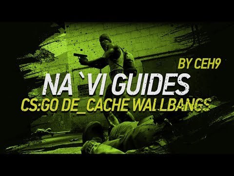 CS:GO de_cache wallbangs by ceh9 // Прострелы на де_кэш