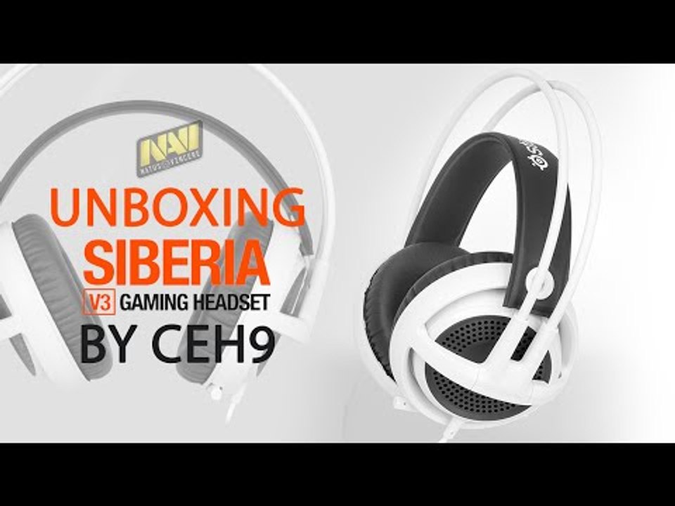 SteelSeries Siberia v3 UNBOXING by ceh9 (RUS)