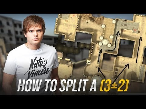 Видео урок от ceh9: DE_DUST2 SPLIT A 3+2 T/CT