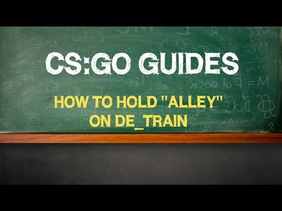 How to hold "alley" on de_train // Как играть н...