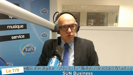 SUN Business mardi 18 novembre : Michel Meignier, PDG de la Clinique Bretéché.