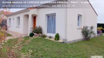 A vendre - maison - LE LOROUX BOTTEREAU (44430) - 4 pièces - 95m²