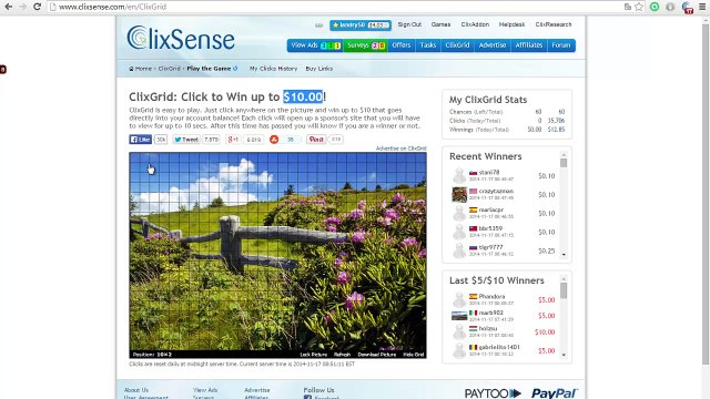 $$ Welcome ClixSense PTC Paid To Click $$