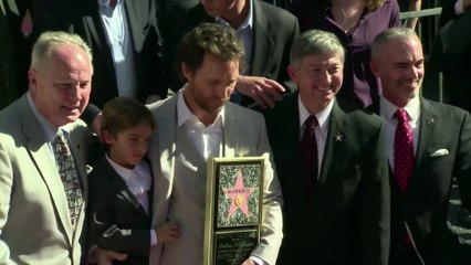Matthew McConaughey a son étoile à Hollywood