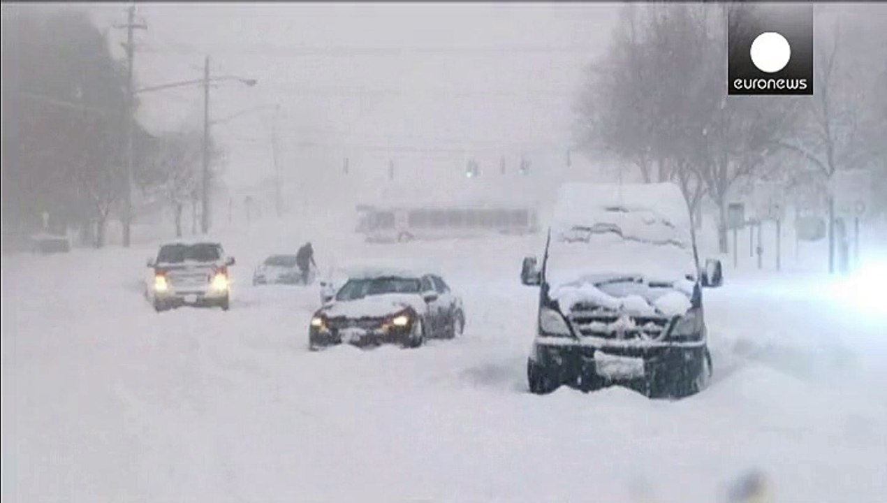 Heftiger wintereinbruch in den vereinigten staaten