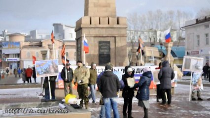 The day of the peoples unity, 04.11.14, Ulan-Ude, miting on the square of Revolution (НОД)