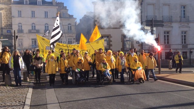 Nouvelle manifestion des insulaires à Vannes