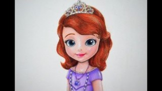PRINCESA SOFIA THE FIRST SPEED DRAWING
