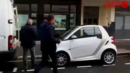 Gravelaine et Garande sortent de la PJ