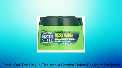 Garnier Fructis Style Mess Maker Power Putty, 3 Ounce Review