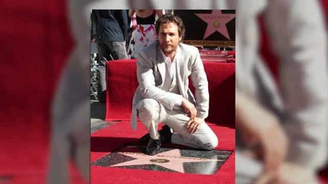Matthew McConaughey Receives a Star on The Hollywood Walk of Fame