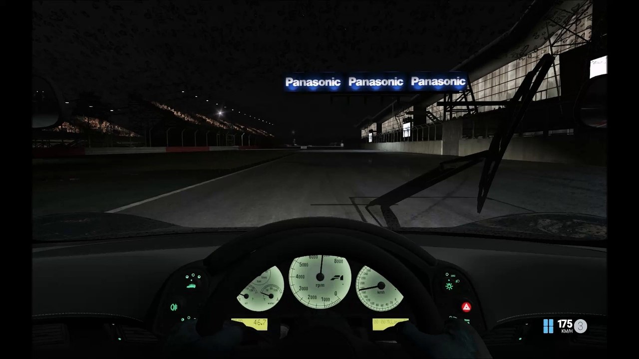 McLaren F1, Silverstone International (Night, Rain and Fog), Onboard, Project CARS HD