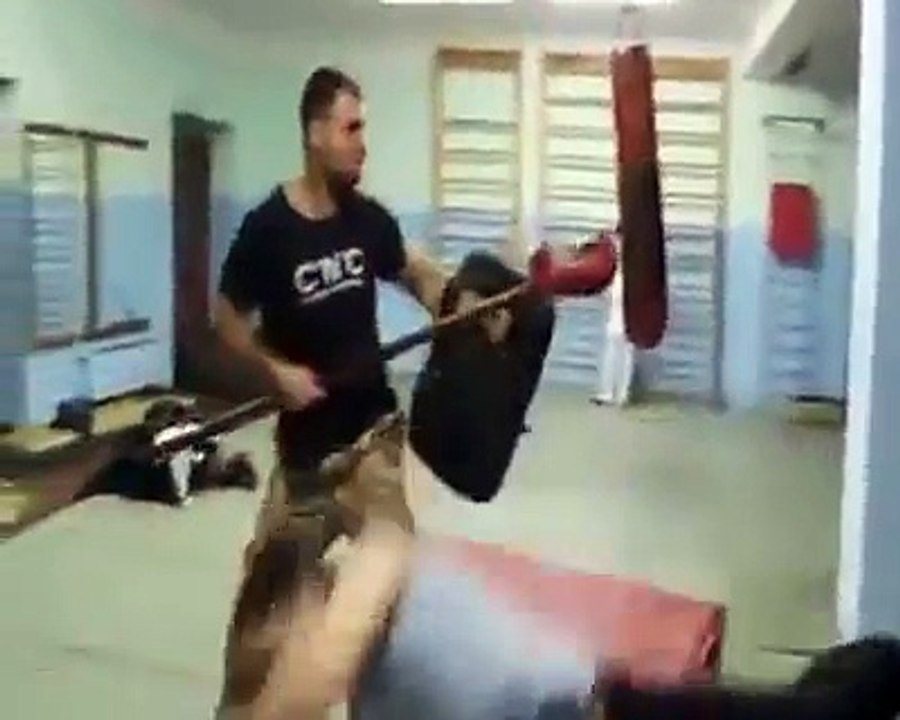 Ils rejouent une scène du film 300 dans une salle de sport