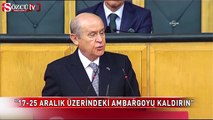 Bahçeli'den Davutoğlu'na mesaj