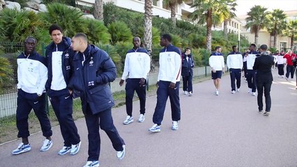 Bleus : Gignac, Pogba et Mandanda se détendent à Borély avant d'affronter la Suède