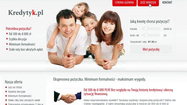 Kredyt Pożyczka na dowód bez zaświadczeń przez internet w 15min