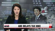Japanese PM delays tax hike