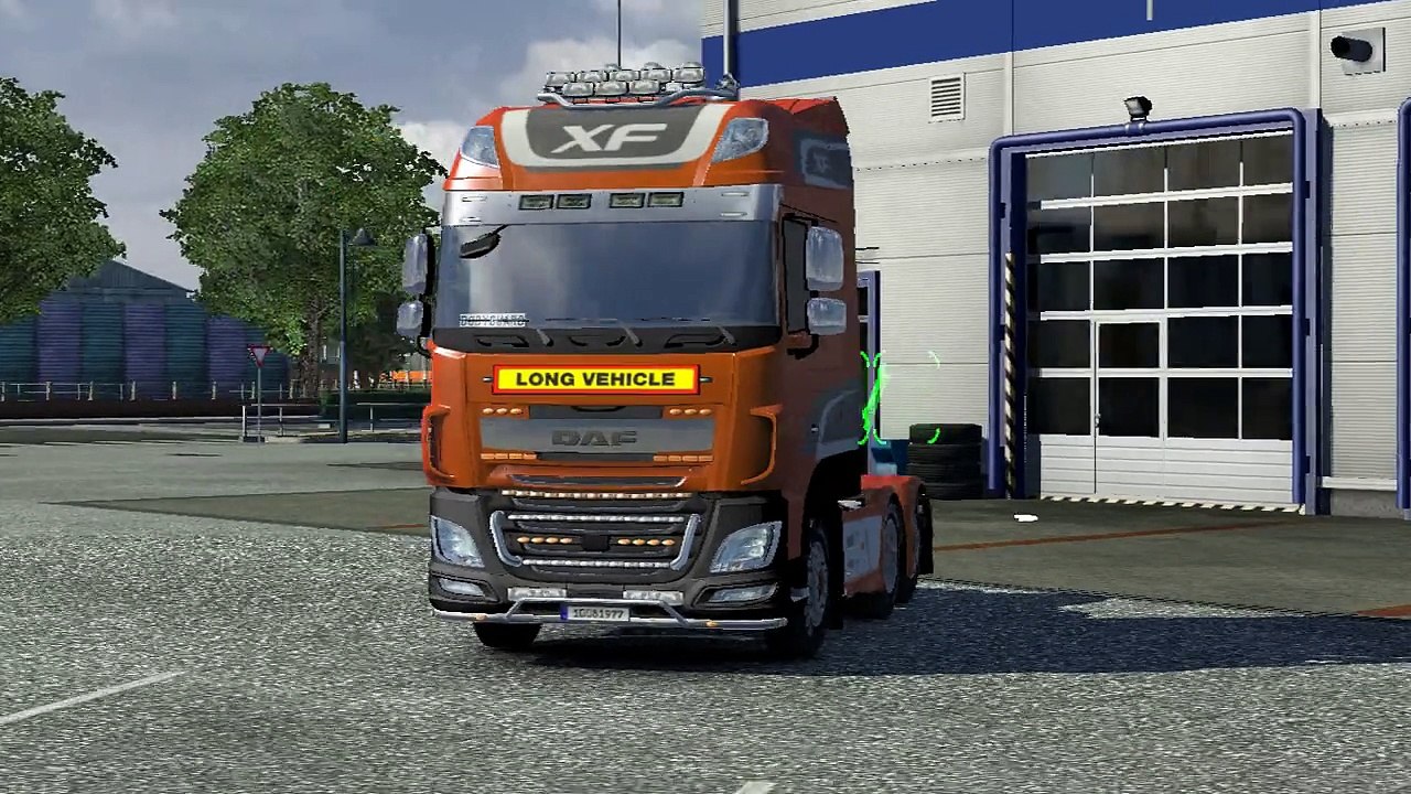 ETS 2  DAF xf euro6  [Aks Kontrol]