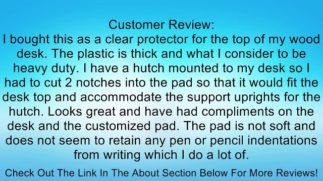 ES Robbins Rectangle Desk Pad Review