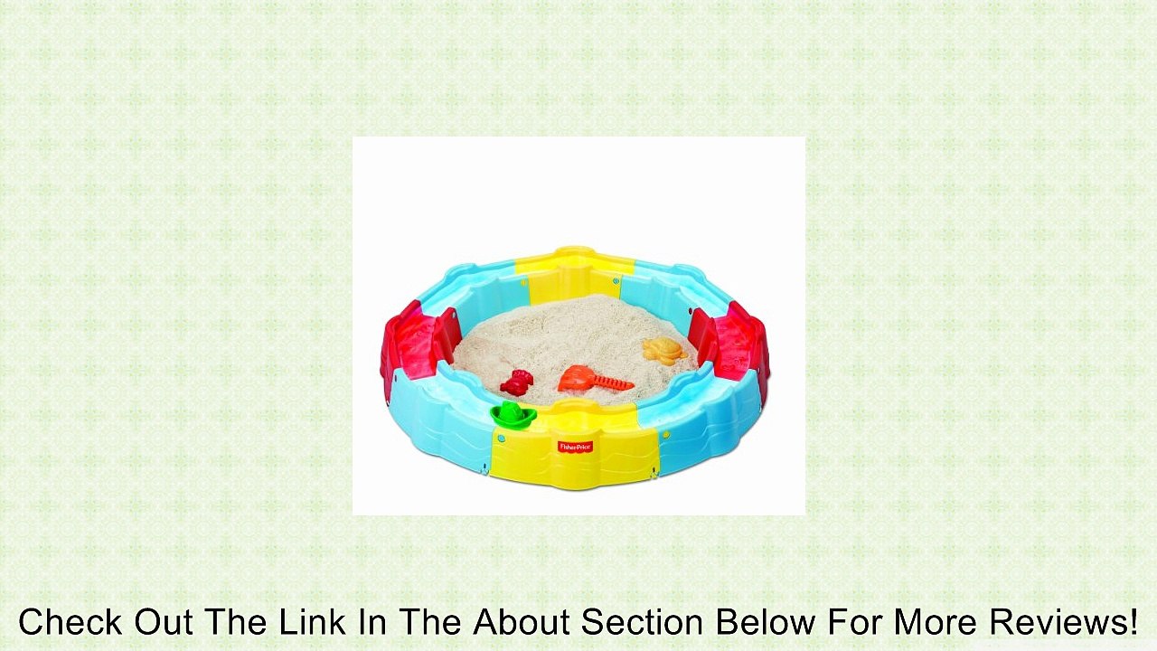 Fisher-Price Sand N Play Build a Box Sandbox, Yellow/Blue Review