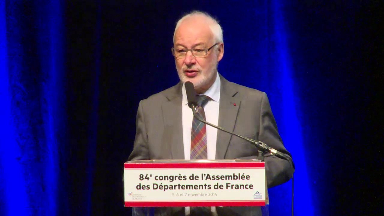 Message de Gérard Larcher lu par Claudy Lebreton