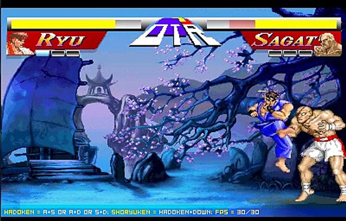 Street Fighter 2 Flash Ryu vs Sagat