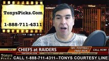 Oakland Raiders vs. Kansas City Chiefs Free Pick Prediction NFL Pro Football Odds Preview 11-20-2014