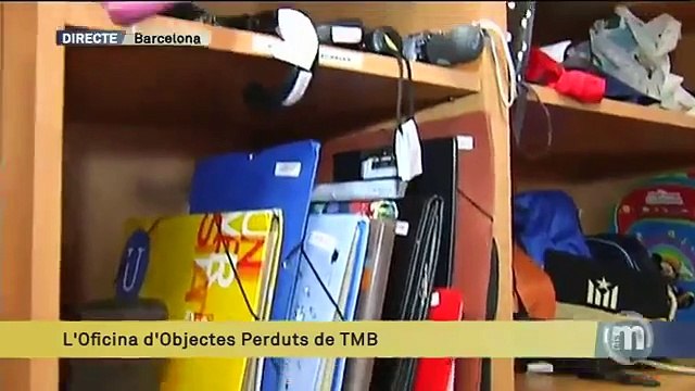 TV3 - Els Matins - L'oficina d'objectes perduts de TMB rep cada mes un miler d'objectes