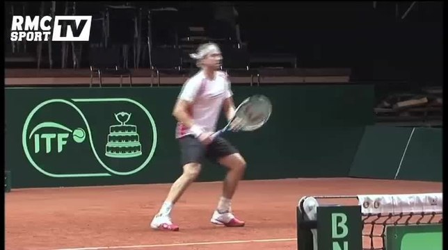 Tennis / Les Suisses se sont entraînés au Stade Pierre-Mauroy - 18/11