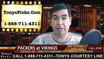 Minnesota Vikings vs. Green Bay Packers Free Pick Prediction NFL Pro Football Odds Preview 11-23-2014