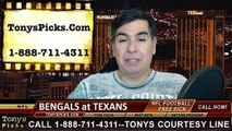 Houston Texans vs. Cincinnati Bengals Free Pick Prediction NFL Pro Football Odds Preview 11-23-2014
