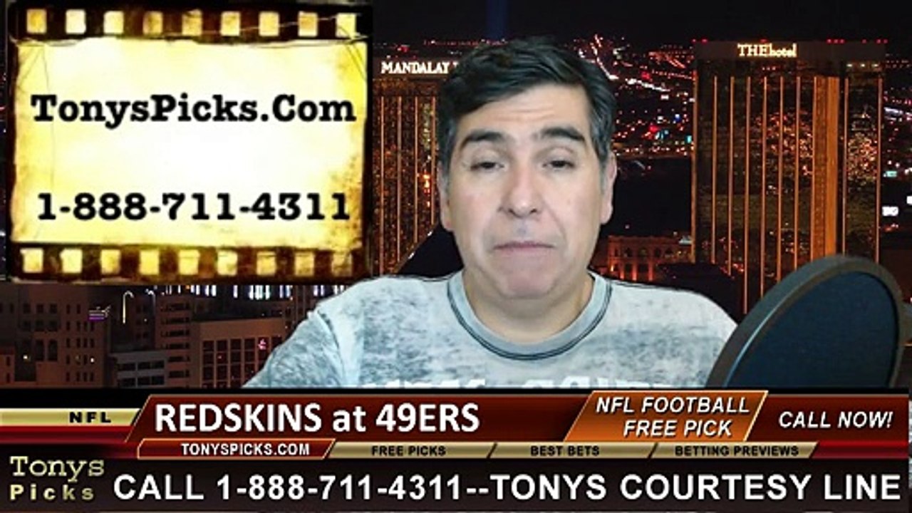 San Francisco 49ers vs. Washington Redskins Free Pick Prediction NFL Pro Football Odds Preview 11-23-2014