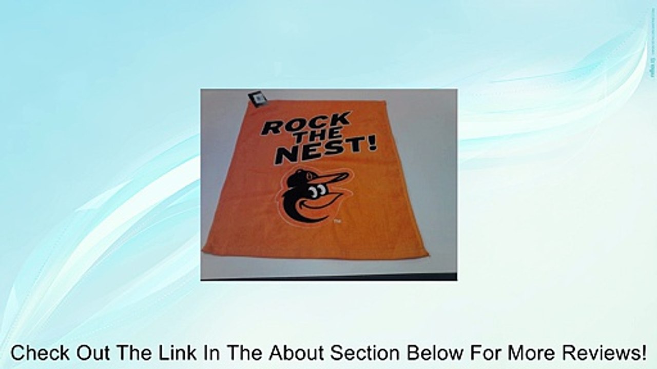 Baltimore Orioles Baseball MLB Fan Hand Rally Towel Rock The Nest Review