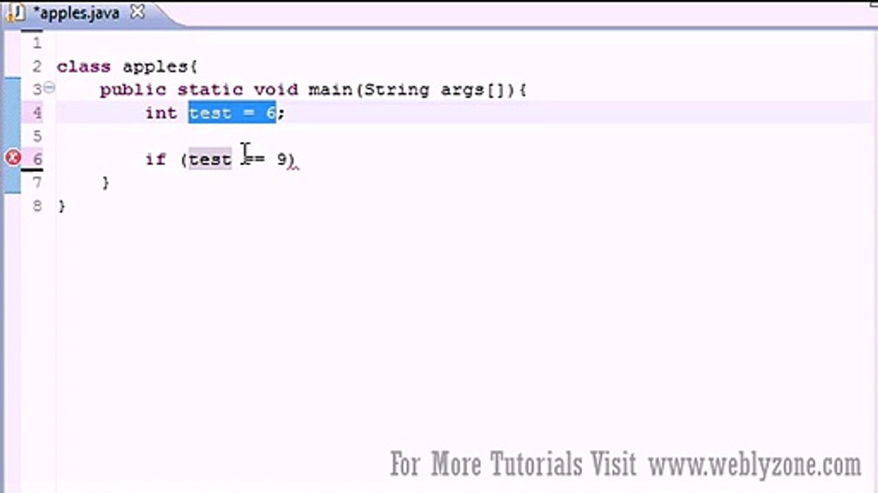 Java Programming Tutorial - 10 - If Statement