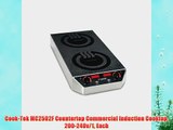 CookTek MC2502F Countertop Commercial Induction Cooktop 200240v1 Each