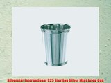 925 Sterling Silver Mint Julep Cup with 4 Decorative Bands for Weddings Graduations Anniversary Personalize By Engraving