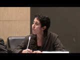 Colloque laïcité Yasmine Boudjenah, 1ère adjointe de Bagneux, Vice-présidente de Ville & Banlieue