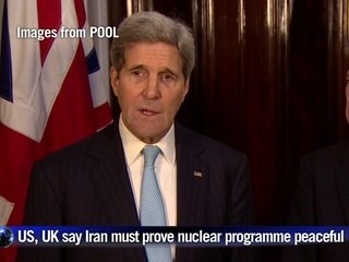 US, UK say Iran must prove that nuclear programme is peaceful