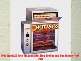 APW Wyott 20 Inch Mr Frank Hot Dog Broiler and Bun Warmer DR2A