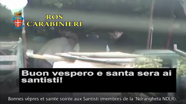 Images inédites du serment d'allégeance à la mafia