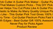 The Pick Cutter A Guitar Pick Maker - Guitar Puncher Tool That Makes Custom Picks - This DIY Pick Hole Puncher Helps You Cut Picks Like A Guitar Pro - Use Any Plastic to Make As Many Quality Unique Picks As You Like - This Guitar Pick Tool Gives 100% Fun