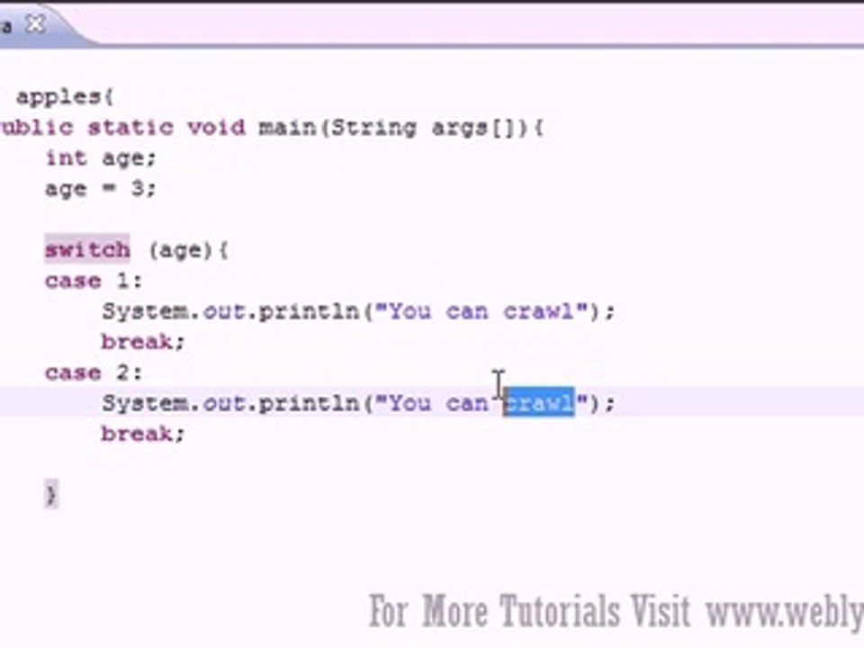 Java Programming Tutorial - 12 - Switch Statement