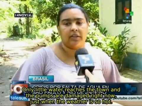 Brazil: Water shortage hits Sao Paulo and Rio de Janeiro
