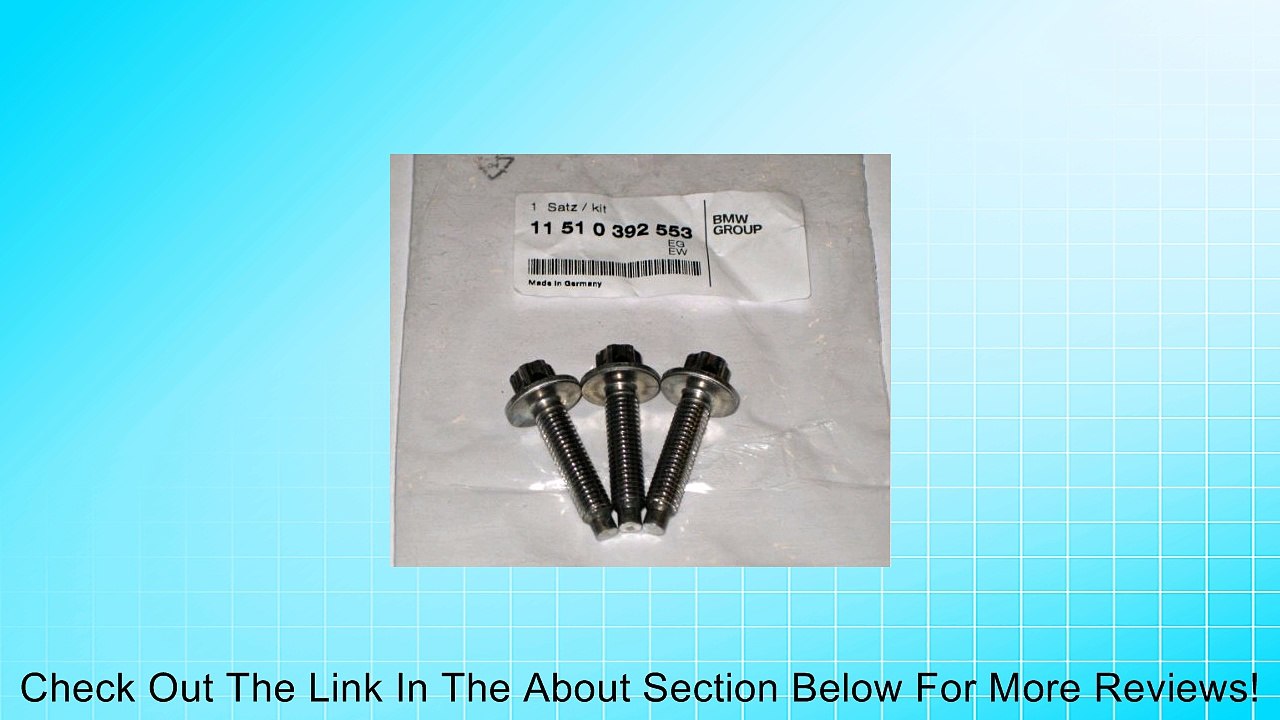 BMW (11 51 0 392 553) Water Pump Screw Set, Aluminum Review