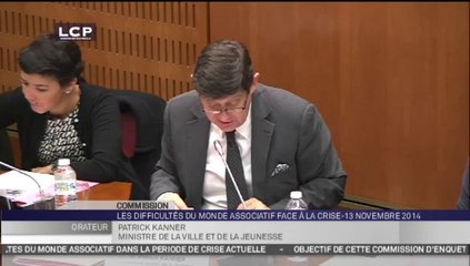 TRAVAUX ASSEMBLEE 14E LEGISLATURE : Audition de M. Patrick Kanner, ministre de la ville, de la jeunesse et des sports.