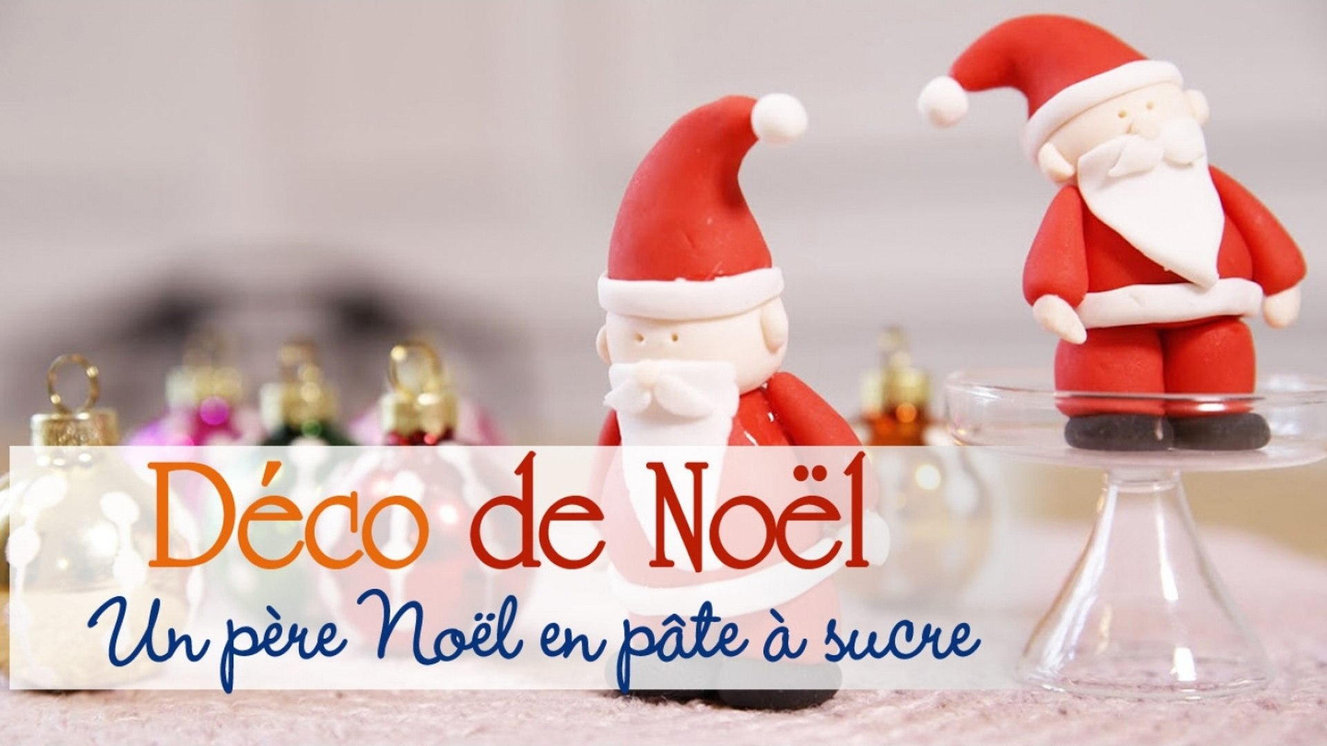 Faire un père Noël en pâte à sucre - Cake design - Vidéo Dailymotion