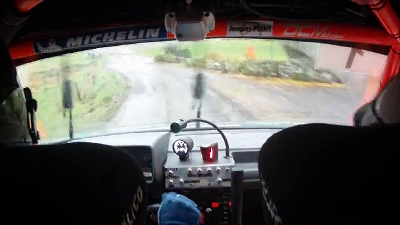 ES 5 "maxipluie et petite envolée" rallye du Cantal 2014 Charlaix Bérody 2ème temps scratch