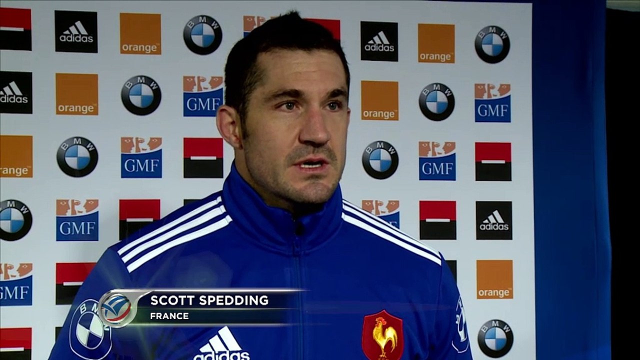 XV de France - Spedding : "Pas content à 100 %"