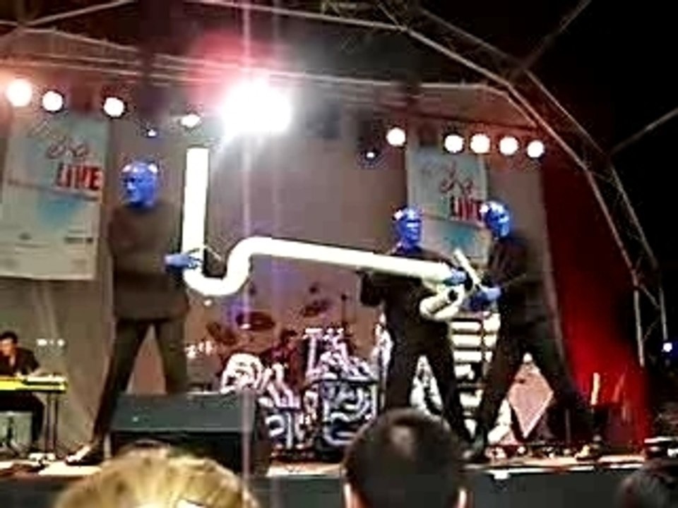 Blue man group percussion