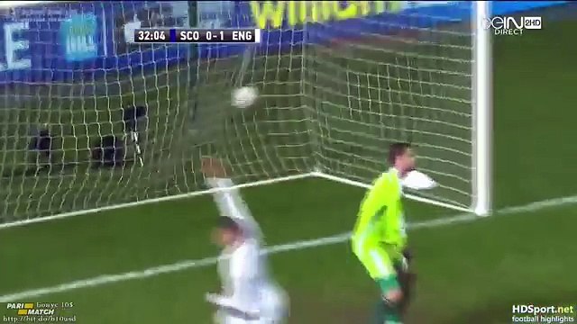 Alex Oxlade-Chamberlain Goal - Scotland vs England 0-1 (Friendly Match 2014)